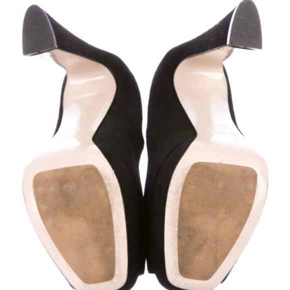 MIU MIU Suede Platform Pumps Size: 8.5 - Picture 4 of 5